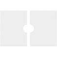 thumbnail image 4 of 20"W x 13 3/8"H x 3"ID x 7"C x 1"P Beaux Architectural Grade PVC Contemporary Ceiling Medallion, Two Piece, 4 of 11