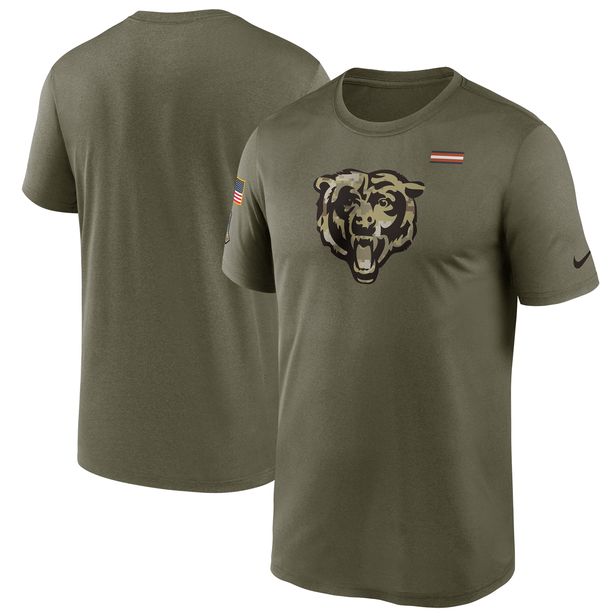 Nike Olive Chicago Bears 2021 Salute To 