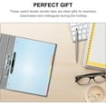thumbnail image 3 of HSHDLDF Binders 3 Ring A4 Binder Dividers Labels Transparent PVC Binder Divider Pages Plastic Binder Dividers Insertable Indexing Cards Binder Page, 10pcs 3 Ring Binder, 3 of 7