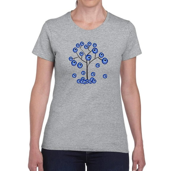 Evil Eye Tree Shaped T-Shirt Women -Image by Shutterstock, Female 3X-Large