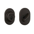 thumbnail image 4 of Schlage B60RMN716 Deadbolt with Remsen Trim Keyed 1 Side, Highest Residential Security, Aged Bronze, 4 of 7