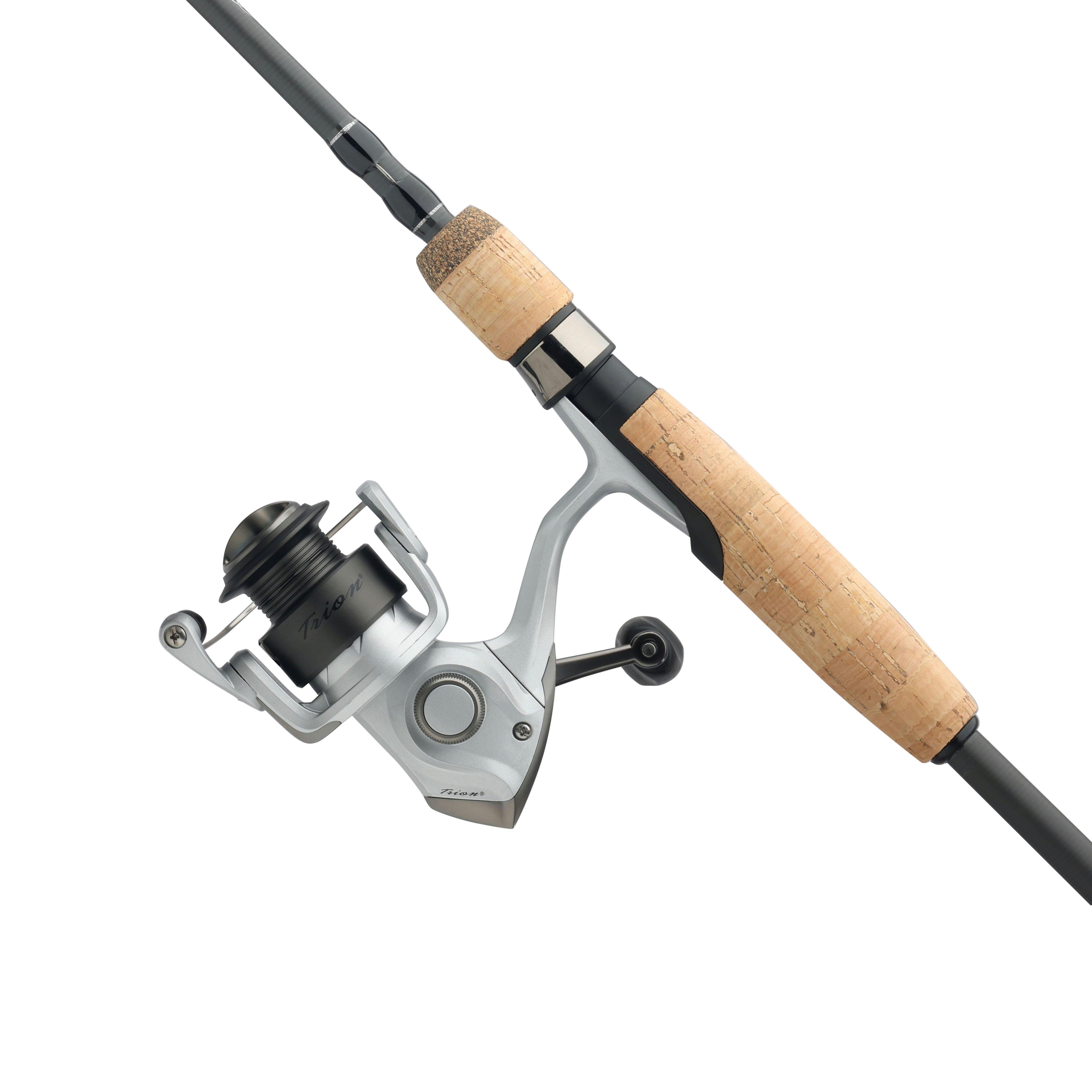 Pflueger Trion Spinning Fishing Combo, 6'6" Light Rod, 2500 Size Reel