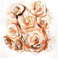 thumbnail image 2 of Atelier B Art Studio 12x12 Gold Ornate Wood Framed with Double Matting Museum Art Print Titled - ABSTRACT ROSES WITH SEPIA STYLE, 2 of 4