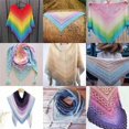 thumbnail image 4 of 250g Wool Mixed Strands Gradient Color Hand-wound Crochet Shawl Blanket DIY Autumn/winter Hand-knitted Scarf Sweater Wool Thread, 4 of 7