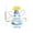 Sky Blue, variant on Bwiyojiz Home Decoration Party Supplies Cloth Blanket Fabric Candles Pentagram Clouds Birthday Hat Adult, Gifts for Friend, Blue