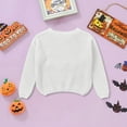 thumbnail image 6 of Gibobby Boys and Girls' Uniform Cotton Crew-Neck Sweaters Long Sleeve Pullover Knit Sweater,White,3-4 Years, 6 of 7