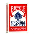 thumbnail image 3 of Bicycle, Pinochle Jumbo Index Playing Cards, Colors May Vary (Red or Blue), 3 of 3