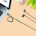 thumbnail image 4 of Divisor de auricures Puerto de auricures al adaptador del Azul Sunnimix Divisor de auriculares, 4 of 7