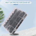 thumbnail image 6 of 145Pcs Hex Nut Cover Protective - Bolt Cap Protection Caps Covers Exposed Hexagon Plastic, 6 of 10