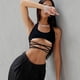 thumbnail image 2 of Camiseta sin espalda para mujer, camiseta negra con cuello halter y entrecruzamiento, camiseta con cuello halter de primera calidad, 2 of 9