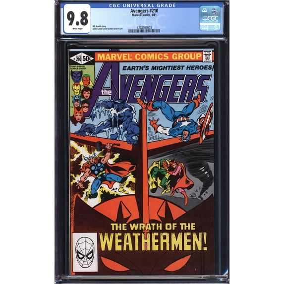 Avengers #210 - CGC 9.8 Comic Book