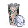 thumbnail image 2 of 16oz Tumblers Pioneer Flower Stainless Steel Vacuum Insulated Double Wall Travel Tumbler Cups Mug with Lid and Straw,Cleaning Brush for Coffee,Tea, 2 of 4