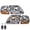 Clear Lens Chrome Housing Amber Reflector, variant on PIT66 Headlights &Corner Parking Lights Fit For F150 Expedition Chrome