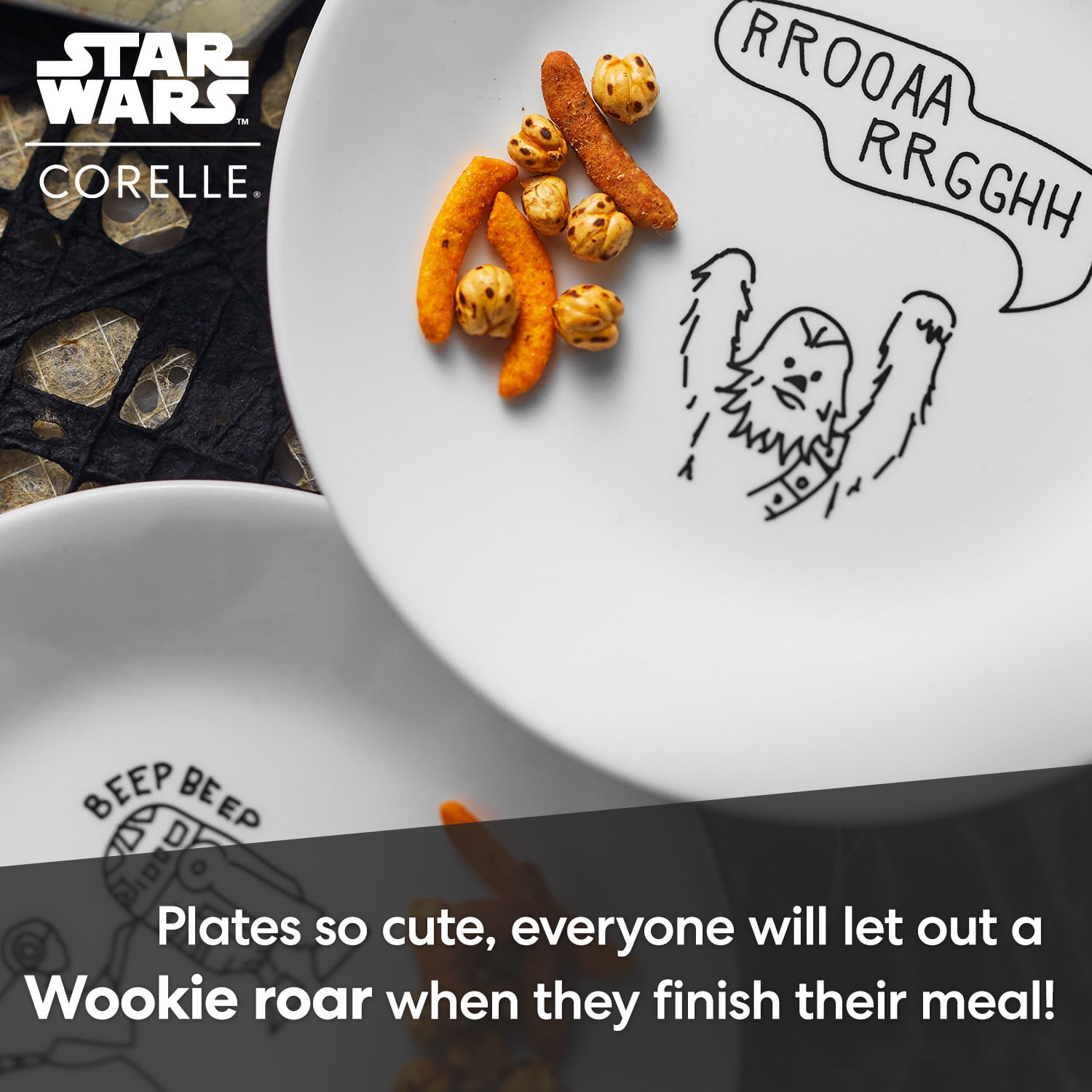 Corelle 6.75 Inch Appetizer Plate: Star Wars: The Child, 4-Pack & Reviews