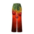 thumbnail image 4 of Women's Christmas Pajama Pants Soft and Comfortable Snowflake Print Lounge Wear for Holiday Season, 4 of 4