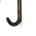 thumbnail image 3 of LAIQIEN Practical Cast Iron Wall Mount Hook Bucolic Nail Shape Design Entryway Organizers For Jackets Hats Keys Vintage Homes Decors, 3 of 8