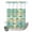 Blue, variant on No Hook Shower Curtain, Cute Green Umbrella Shower Curtains for Bathroom with See Through Top Window, Cartoon Rain Boots Blue Ombre Waterproof & Washable Bath Curtain Stand Up Stall 36"x72"