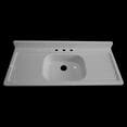thumbnail image 4 of NBI Drainboard Sinks 54" X 24" White Reinforced Cast Acryllic Drainboard Sink, 4 of 6