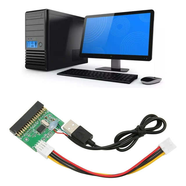 34 PIN To USB Cable Adapter, 1.44MB 3.5in Floppy Drive Connector Practical Simple Plug and Play Durability for Motherboard