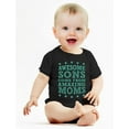 thumbnail image 4 of Tstars Boys Unisex Best Gift for Mother's Day Shirts Awesome Sons Come from Amazing Moms Baby Toddler Cool Cute Gift for Mom Shirts for Baby Boy Mothers Day Gift Outfit Baby Bodysuit, 4 of 8