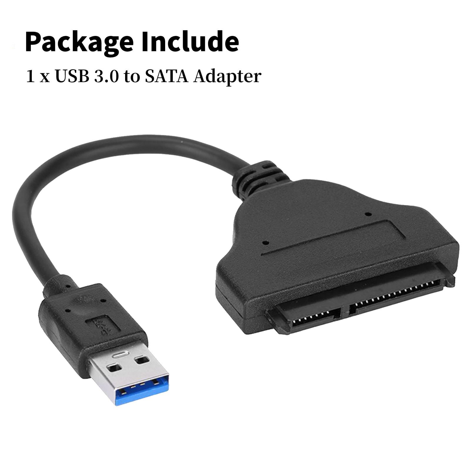 TSV SATA to USB Cable, TSV 3.0 to 2.5'' SATA III Hard Drive Adapter Compatible for SSD/HDD Data Transfer - Walmart.com