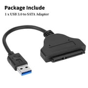 TSV SATA to USB Cable, TSV USB 3.0 to 2.5 SATA III Hard Drive Adapter External Converter Compatible for SSD/HDD Data Transfer