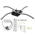 thumbnail image 3 of Ceiling Fixture, 3 Color Dimming AC110-265V Soft Lighting 3000LM Ceiling Lamp  For Living Room For Bedroom For Coffee Shop, 3 of 8