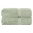thumbnail image 3 of Authentic Hotel and Spa  Turkish Cotton Bath Towels (Set of 2) Green, 3 of 5