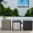 thumbnail image 7 of Mondawe 50 GAL Outdoor Resin Waterproof Deck Box with Lockable Lid, 7 of 7