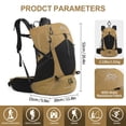 thumbnail image 2 of Mochila de Senderismo IX INOXTO Impermeable con Bolsa de Agua de 3L, 2 of 6