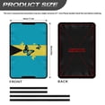 thumbnail image 3 of Psesaysky Bahamas Flag Butterfly RV Door Window Shade with Hook and Loop Fastener Foldable RV Window Cover Privacy Protection for Camper Trailer Decorative Accessories, 3 of 7