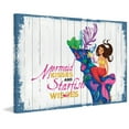thumbnail image 2 of Marmont Hill - "Mermaid Kisses 3" Painting Print on Wrapped Canvas, 2 of 5