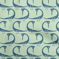 thumbnail image 1 of oneOone Cotton Jersey Mint Green Fabric Abstract Bird Sewing Fabric By The Yard Printed Diy Clothing Sewing Supplies 58 Inch Wide-7G, 1 of 6