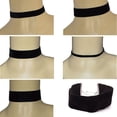 thumbnail image 5 of harmtty Women Lady Black Velvet Choker Gothic Necklace Simple Retro Jewelry Xmas Gift,Black Velvet 6mm, 5 of 7