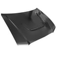 thumbnail image 3 of Ikon Motorsports Hood Compatible With 2011-2014 Dodge Charger, Unpainted Black Aluminum 2013-2014 SRT 392 Style Front Hood Replacement with One Scoop, 3 of 5