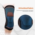 thumbnail image 3 of NIBOLOG 1 Pc Sports Knee Pad Breathable Elastic Comfortable to Wear Professional Sweat-absorption Protective Nylon Running Climbing Knee Sleeve Training Guard, 3 of 8