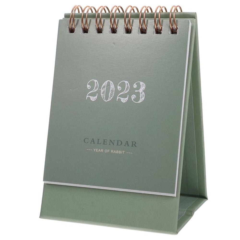 Mini Desk Calendar 2022-2023 Monthly Calendar Small Vertical Flip Desk ...