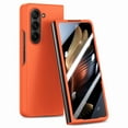 thumbnail image 2 of Nalacover Slim Case for Samsung Galaxy Z Fold5 with Screen Protective Film, Rugged PC Shockproof Matte Anti-Scratches Non-Slip Folding Cover for Samsung Galaxy Z Flip5 Women Men,Orange, 2 of 7