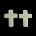 thumbnail image 3 of 500gs Luminous Transparent Acrylic Beads Glow in the Dark Cross Mint Cream 16x12x4.5mm Hole: 2mm about 1500pcs/500g, 3 of 4