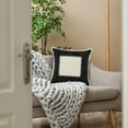 thumbnail image 5 of Ox Bay Riviera Framed Throw Pillow , Black / Cream, 20" x 20", 5 of 9
