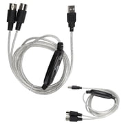 MIDI Cable MIDI to USB Cord Adapter Midi Converter for XP / VISTA / OS X / Window7