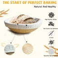 thumbnail image 4 of BIGFIT Horno holandés de hierro fundido de 5 cuartos con set para fermentar pan, 4 of 6