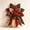 Scarlet Cardinal Song, variant on Festive Quilted Christmas Door Hanging DIY Sewing Kit,Scarlet Cardinal Song | 3D Padded Patchwork Sewing Set for Beginners, DIY Christmas Fabric Wall Hanging Kit