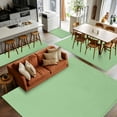 thumbnail image 5 of Light Green 4x6 Area Rugs, Farmhouse Solid Green Color Modern Art Non-Skid Rubber Backing Large Rectangle Rugs - Living Room Bedroom Home Office, Indoor Floor Mat Carpets Washable Rug, 5 of 9