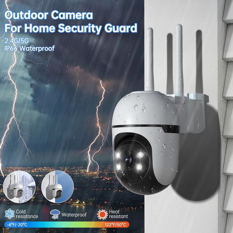 Jqimn Wired Outdoor Security Camera 2K Dual Pack photo 6