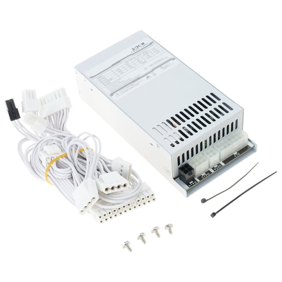 lanema 300W Fully Modular Small 1U Power Supply For Work stations And Home Entertainment PCs White Quiet(Without Power Adapter)