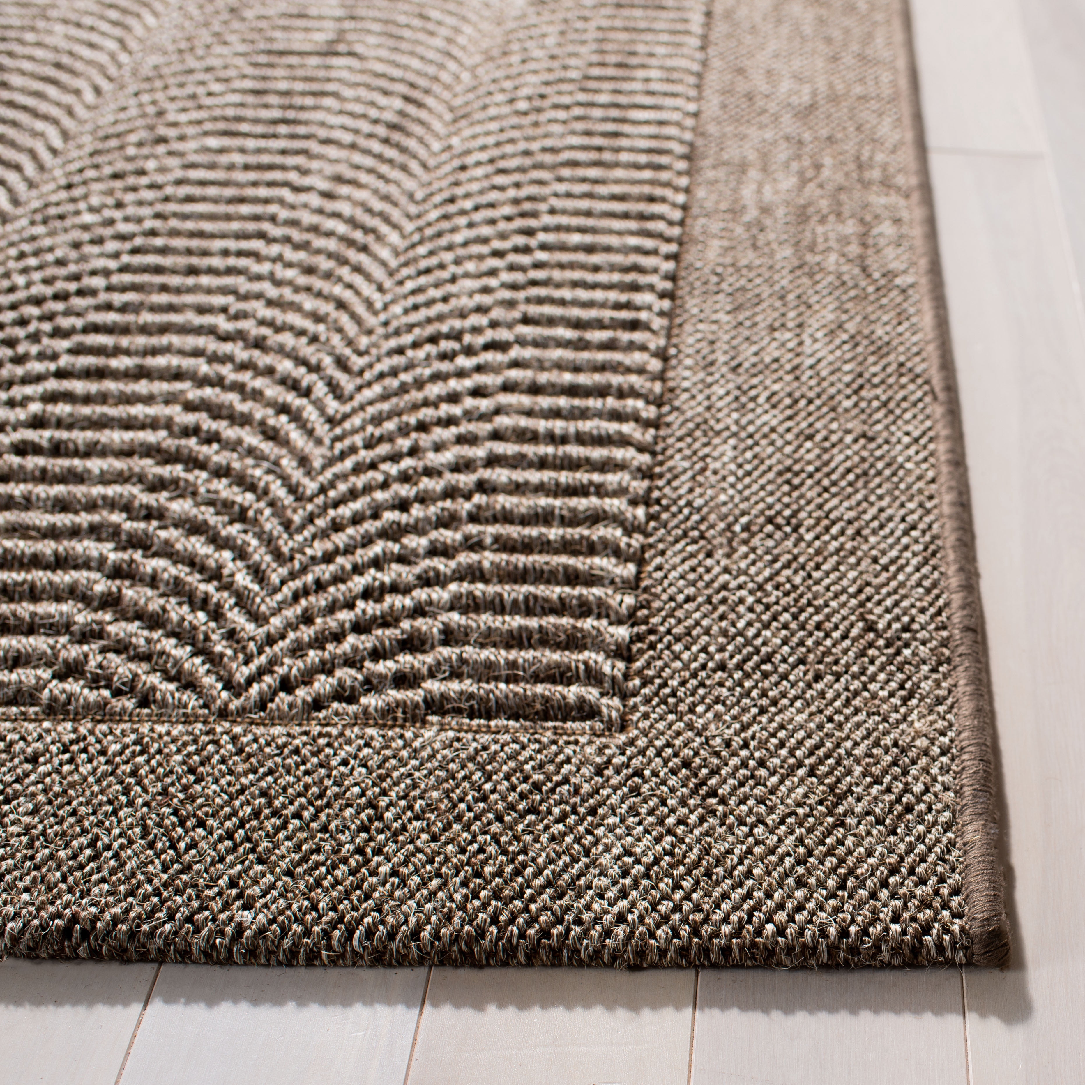 SAFAVIEH Palm Beach Candyce Geometric Area Rug, Silver, 9'6" x 13'