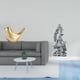 thumbnail image 2 of Estatua de Guan Yin, figura de pájaro, estatua de animal, decoración del hogar, artesanía, obra de arte, adecuada para oficina, sala de estar, dormito, 2 of 8