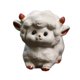 thumbnail image 4 of Figura En Miniatura, Regalo Para Amantes Del Té, Estatua De Oveja De Arcilla Morada Para Mascota De pie, 4 of 9