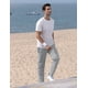 thumbnail image 4 of Pantalones de senderismo TBMPOY, ligeros, de secado rápido, para hombre, gris claro, XL, 4 of 5